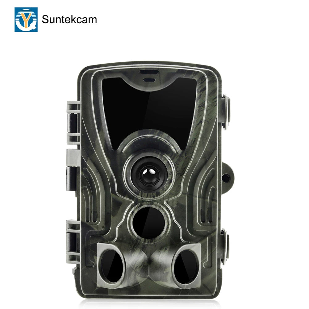Câmera HC801A Trail Hunting Camera 20MP 1080P Wildlife Surveillance IP65 Waterproof PIR Sensor Tracking Camera for Outdoor Security