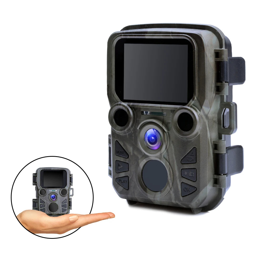 Mini Trail Game Camera Night Vision 1080P 12MP Waterproof Hunting Camera Outdoor Wild photo traps with IR LEDS Range Up To 65ft