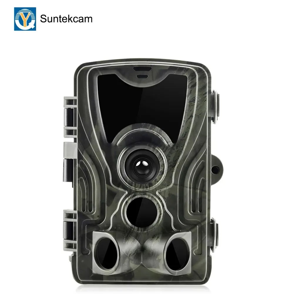 Câmera HC801A Trail Hunting Camera 20MP 1080P Wildlife Surveillance IP65 Waterproof PIR Sensor Tracking Camera for Outdoor Security